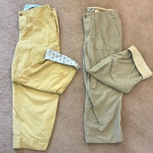 NWOT 2! Horny Toad Lightweight Corduroy Capris